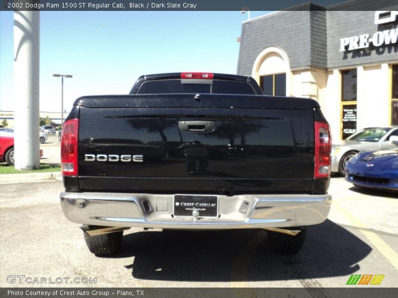 Black / Dark Slate Gray 2002 Dodge Ram 1500 ST Regular Cab