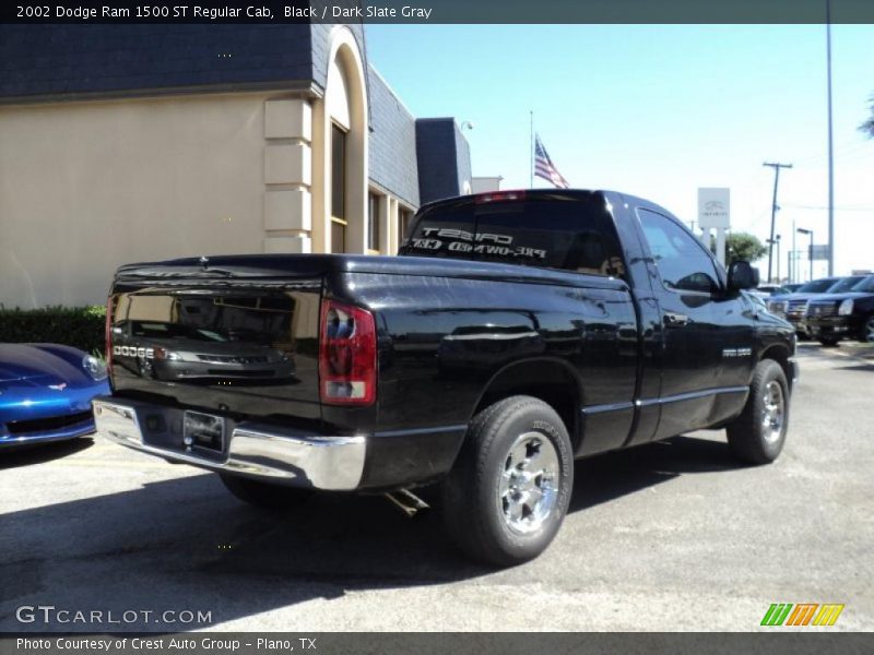 Black / Dark Slate Gray 2002 Dodge Ram 1500 ST Regular Cab