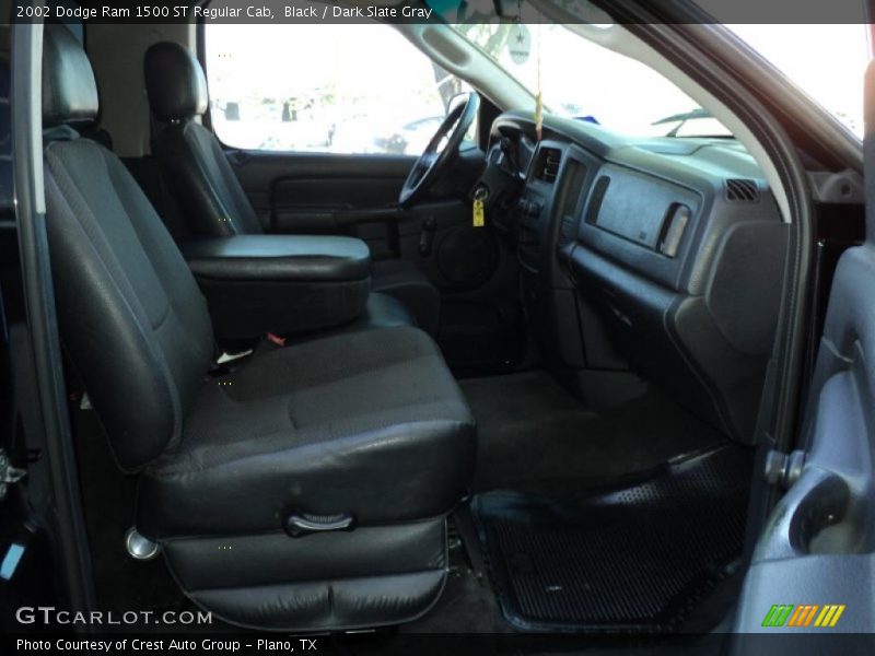 Black / Dark Slate Gray 2002 Dodge Ram 1500 ST Regular Cab