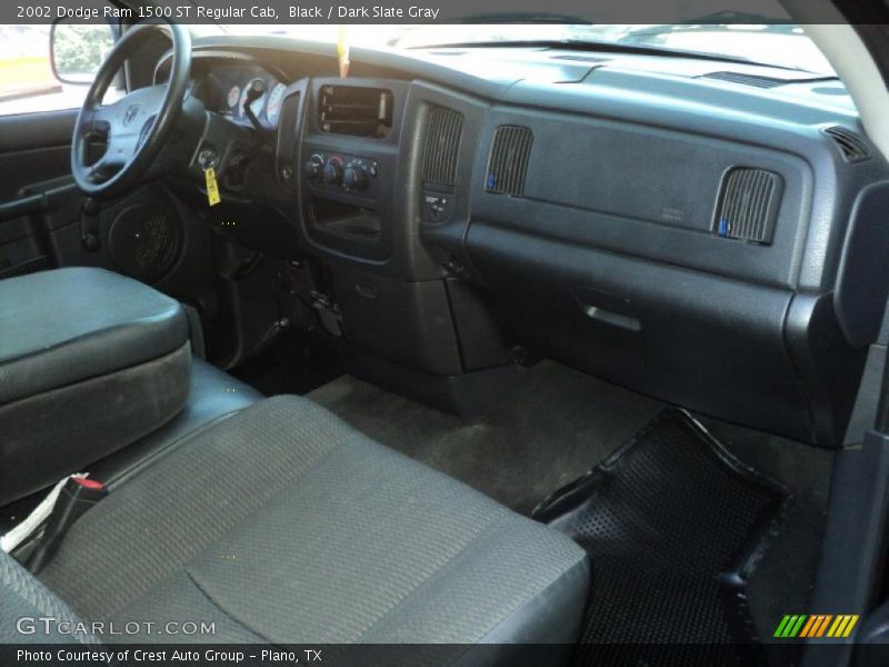 Black / Dark Slate Gray 2002 Dodge Ram 1500 ST Regular Cab
