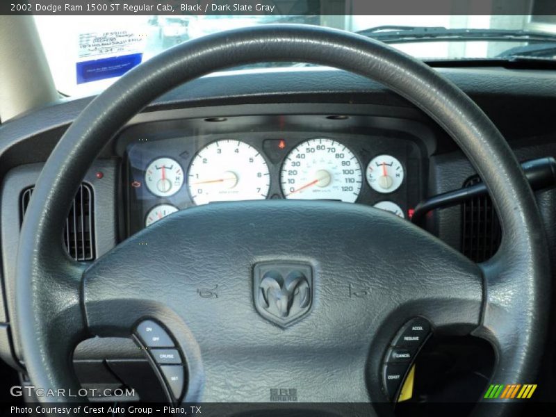 Black / Dark Slate Gray 2002 Dodge Ram 1500 ST Regular Cab