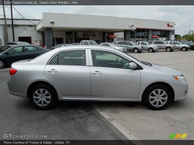 Classic Silver Metallic / Ash 2009 Toyota Corolla LE