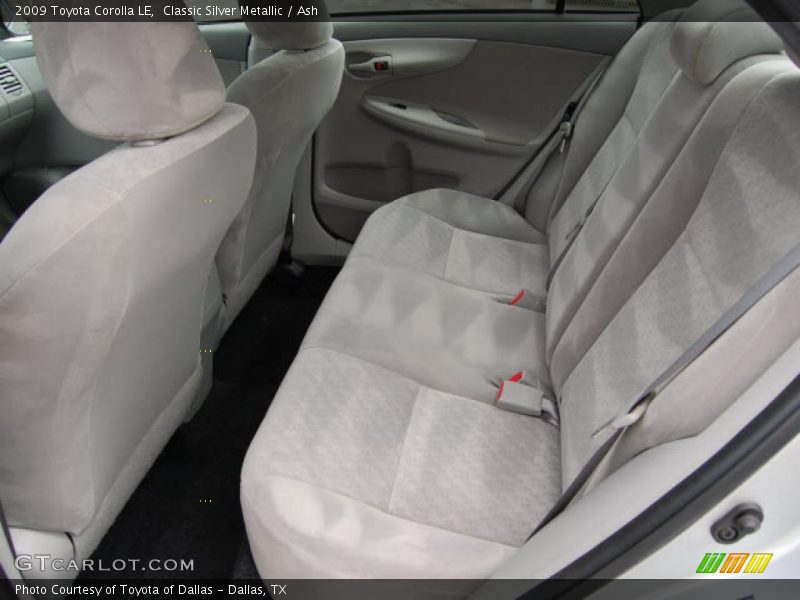 Classic Silver Metallic / Ash 2009 Toyota Corolla LE