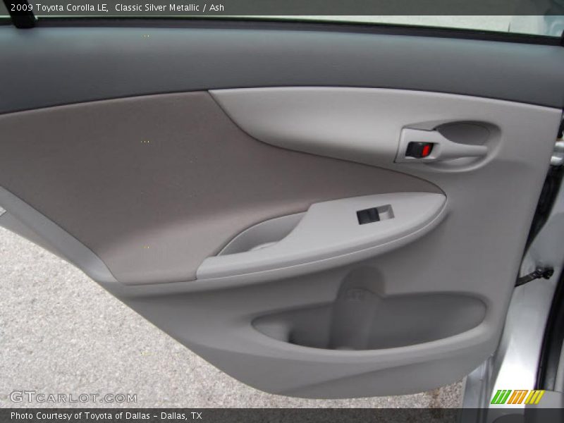 Classic Silver Metallic / Ash 2009 Toyota Corolla LE