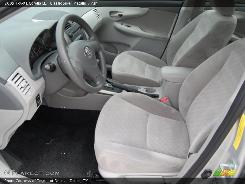 Classic Silver Metallic / Ash 2009 Toyota Corolla LE
