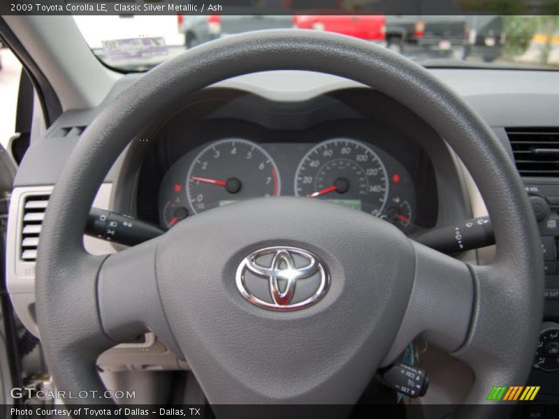 Classic Silver Metallic / Ash 2009 Toyota Corolla LE
