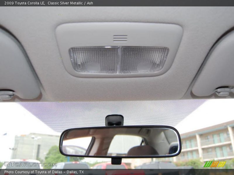 Classic Silver Metallic / Ash 2009 Toyota Corolla LE