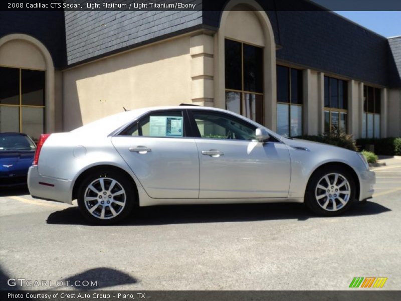 Light Platinum / Light Titanium/Ebony 2008 Cadillac CTS Sedan