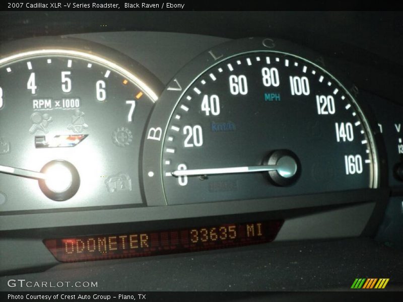 Black Raven / Ebony 2007 Cadillac XLR -V Series Roadster