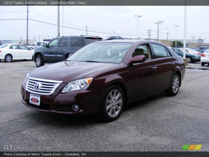Cassis Red Pearl / Ivory 2010 Toyota Avalon Limited