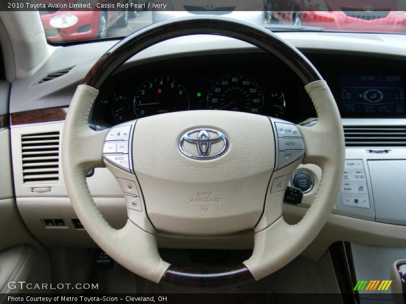 Cassis Red Pearl / Ivory 2010 Toyota Avalon Limited