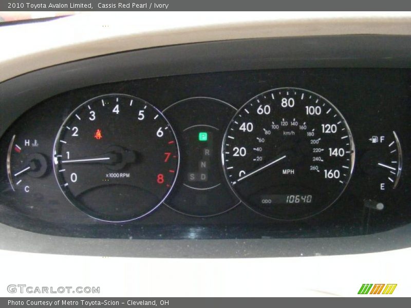 Cassis Red Pearl / Ivory 2010 Toyota Avalon Limited
