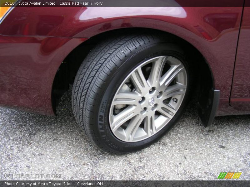 Cassis Red Pearl / Ivory 2010 Toyota Avalon Limited
