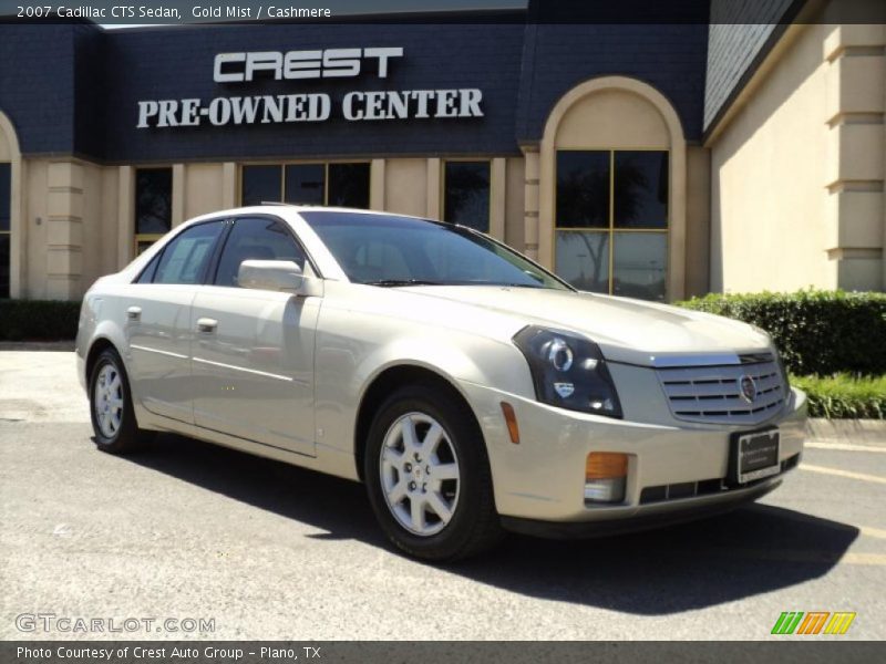 Gold Mist / Cashmere 2007 Cadillac CTS Sedan