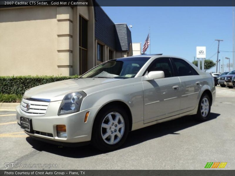 Gold Mist / Cashmere 2007 Cadillac CTS Sedan