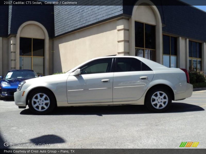 Gold Mist / Cashmere 2007 Cadillac CTS Sedan