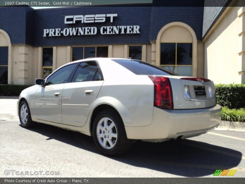 Gold Mist / Cashmere 2007 Cadillac CTS Sedan