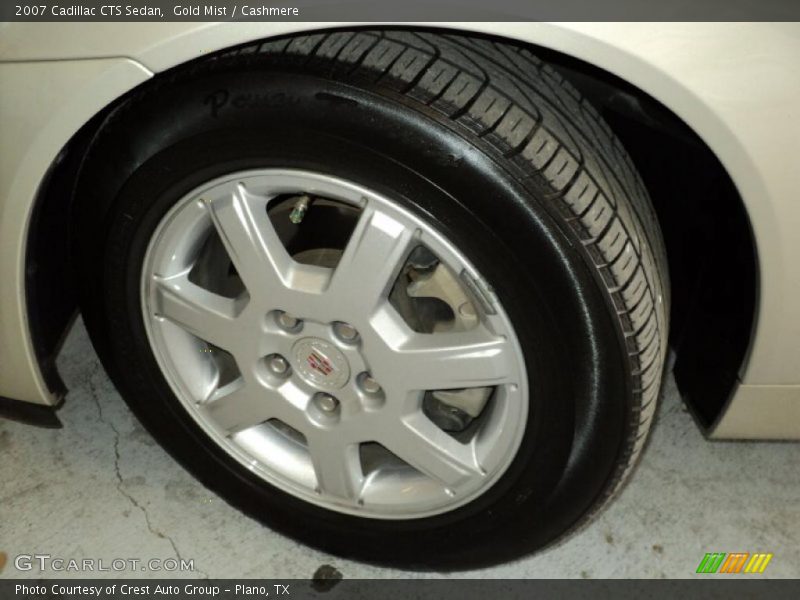 Gold Mist / Cashmere 2007 Cadillac CTS Sedan