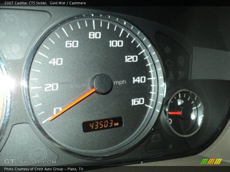 Gold Mist / Cashmere 2007 Cadillac CTS Sedan