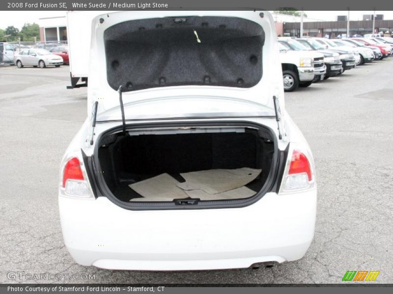 White Suede / Medium Light Stone 2008 Ford Fusion SE