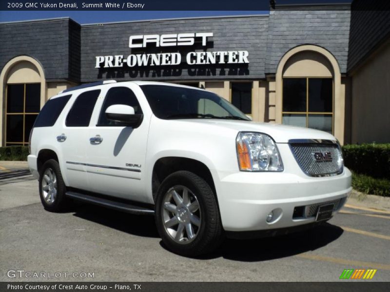 Summit White / Ebony 2009 GMC Yukon Denali