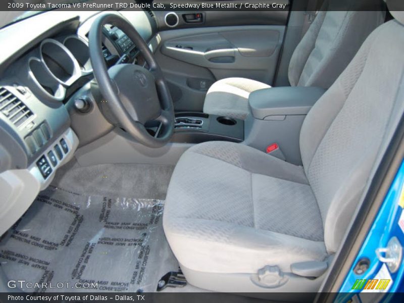 Speedway Blue Metallic / Graphite Gray 2009 Toyota Tacoma V6 PreRunner TRD Double Cab