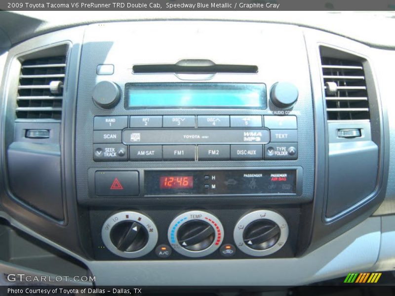 Speedway Blue Metallic / Graphite Gray 2009 Toyota Tacoma V6 PreRunner TRD Double Cab