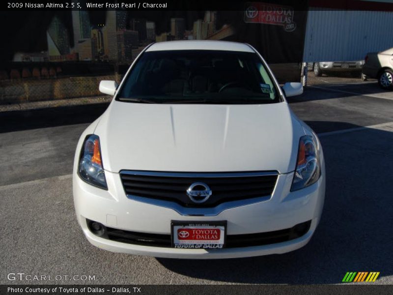 Winter Frost Pearl / Charcoal 2009 Nissan Altima 2.5 S