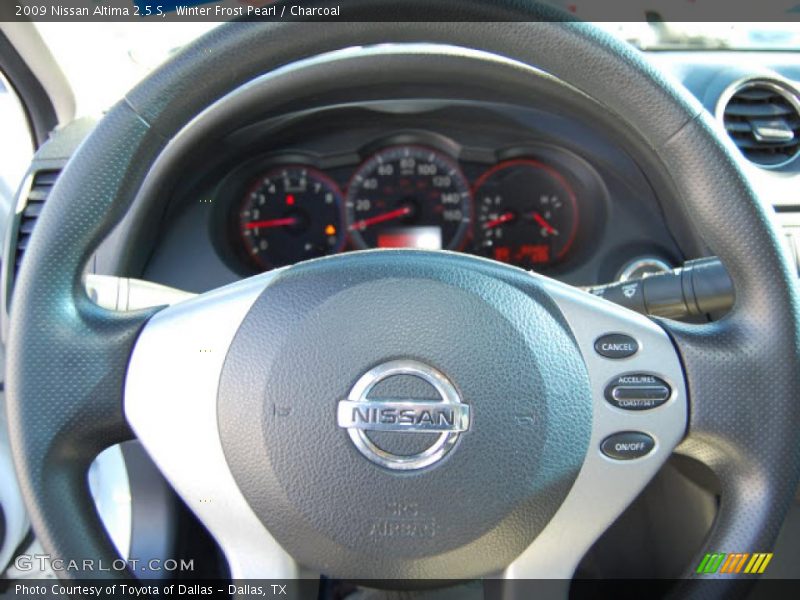 Winter Frost Pearl / Charcoal 2009 Nissan Altima 2.5 S