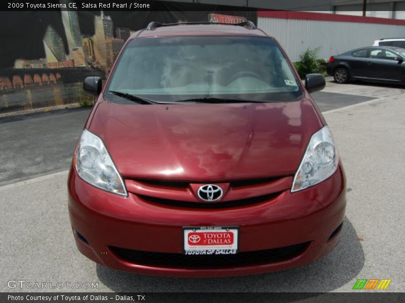Salsa Red Pearl / Stone 2009 Toyota Sienna CE