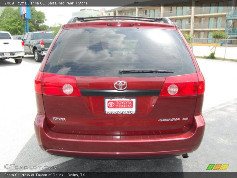 Salsa Red Pearl / Stone 2009 Toyota Sienna CE