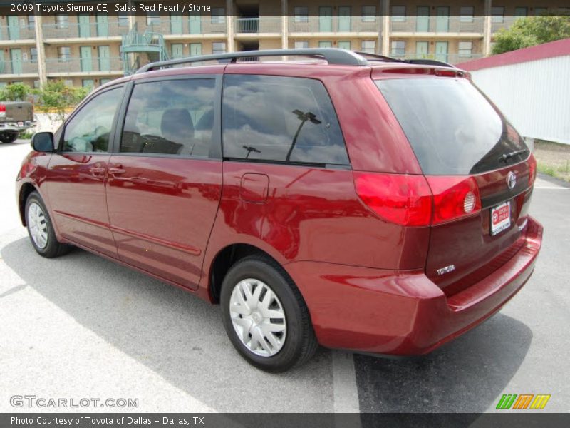 Salsa Red Pearl / Stone 2009 Toyota Sienna CE