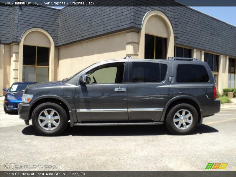 Silver Graphite / Graphite Black 2007 Infiniti QX 56