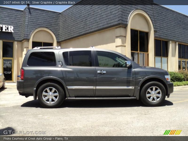 Silver Graphite / Graphite Black 2007 Infiniti QX 56