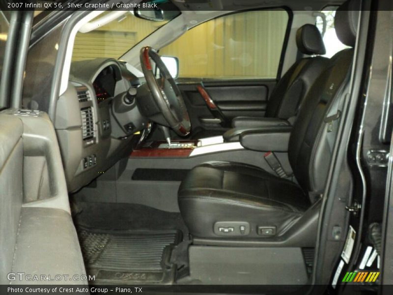 Silver Graphite / Graphite Black 2007 Infiniti QX 56
