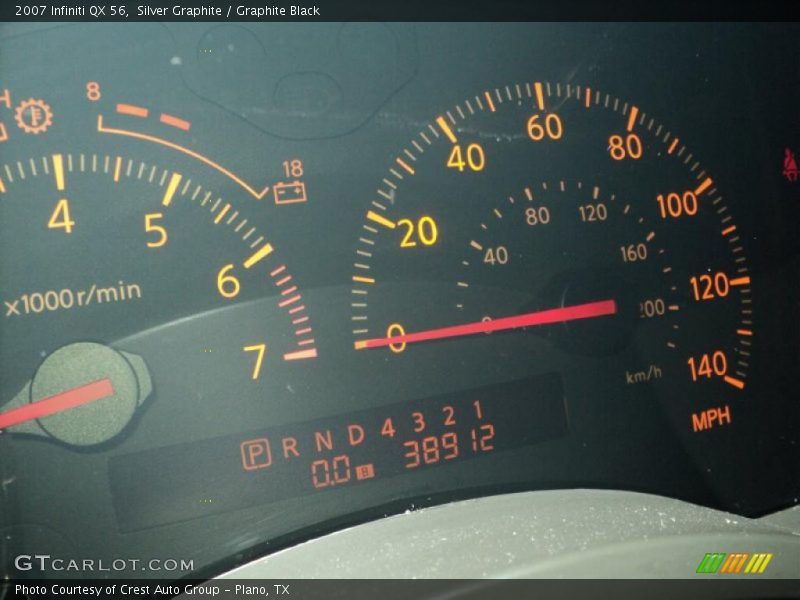 Silver Graphite / Graphite Black 2007 Infiniti QX 56