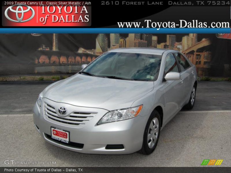 Classic Silver Metallic / Ash 2009 Toyota Camry LE