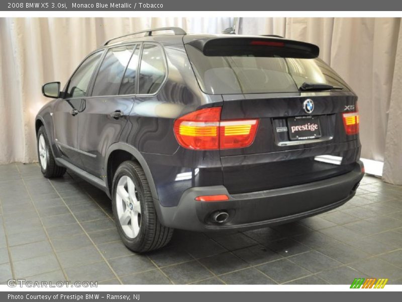 Monaco Blue Metallic / Tobacco 2008 BMW X5 3.0si