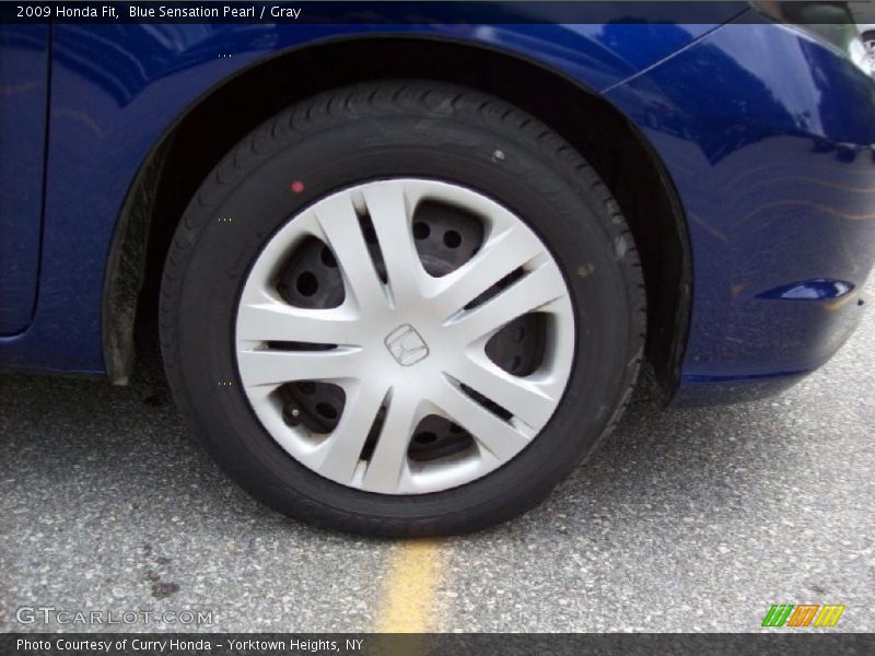 Blue Sensation Pearl / Gray 2009 Honda Fit