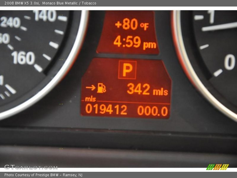 Monaco Blue Metallic / Tobacco 2008 BMW X5 3.0si