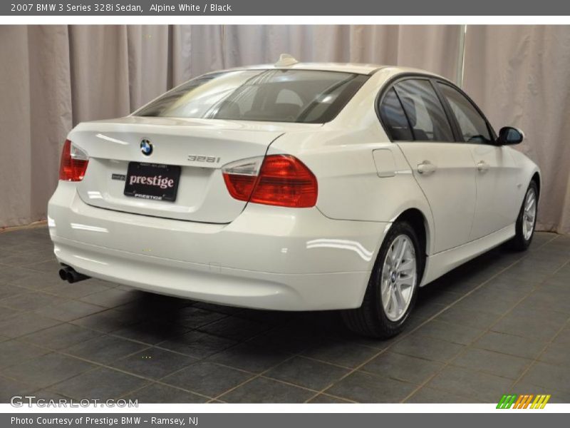 Alpine White / Black 2007 BMW 3 Series 328i Sedan