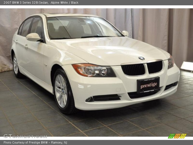 Alpine White / Black 2007 BMW 3 Series 328i Sedan