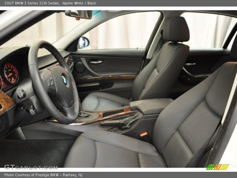 Alpine White / Black 2007 BMW 3 Series 328i Sedan