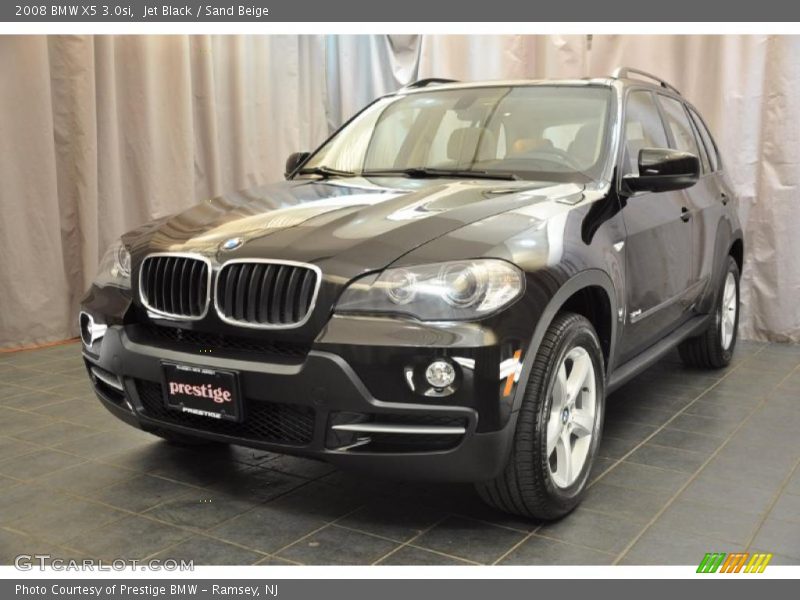 Jet Black / Sand Beige 2008 BMW X5 3.0si