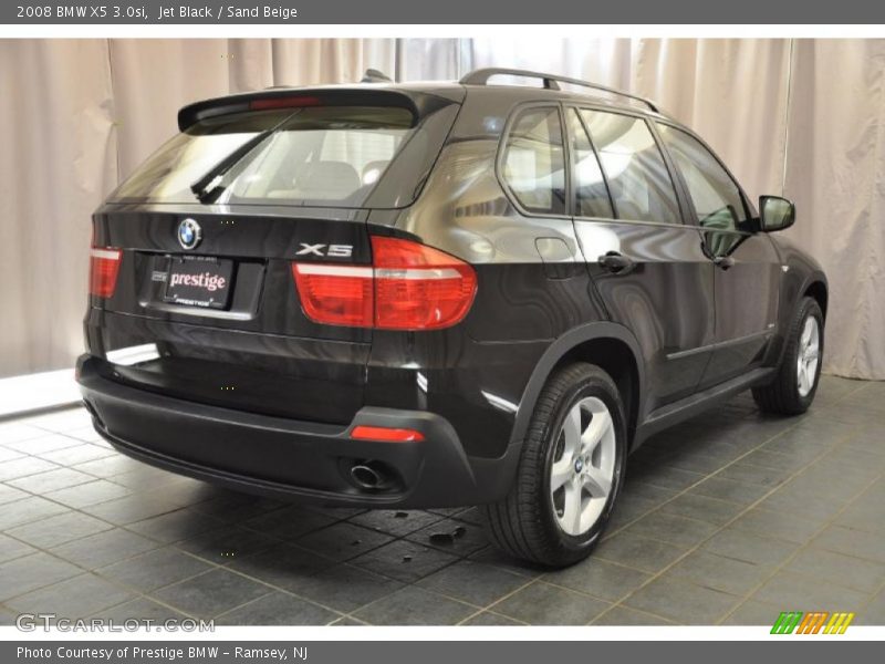 Jet Black / Sand Beige 2008 BMW X5 3.0si