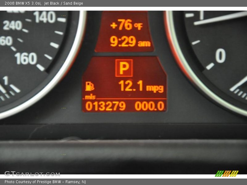 Jet Black / Sand Beige 2008 BMW X5 3.0si