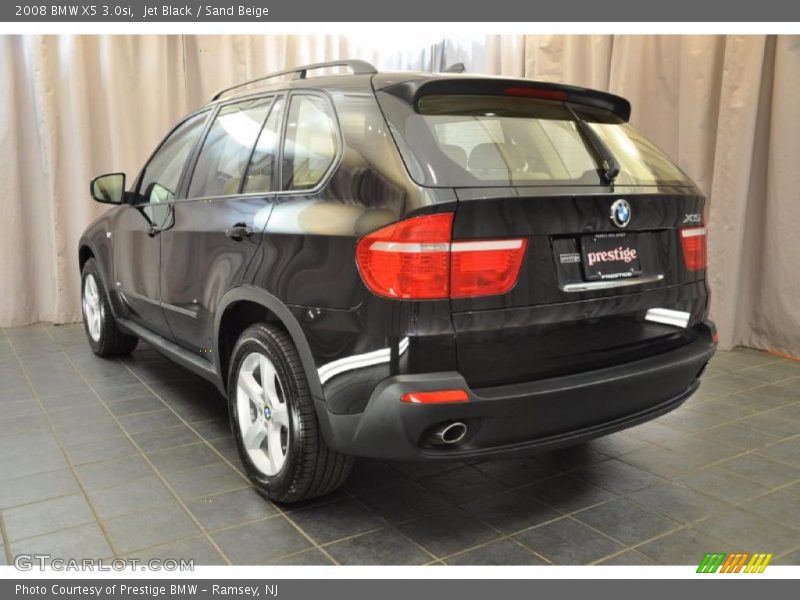 Jet Black / Sand Beige 2008 BMW X5 3.0si