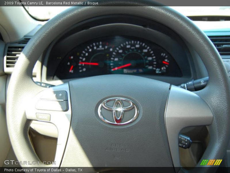 Barcelona Red Metallic / Bisque 2009 Toyota Camry LE