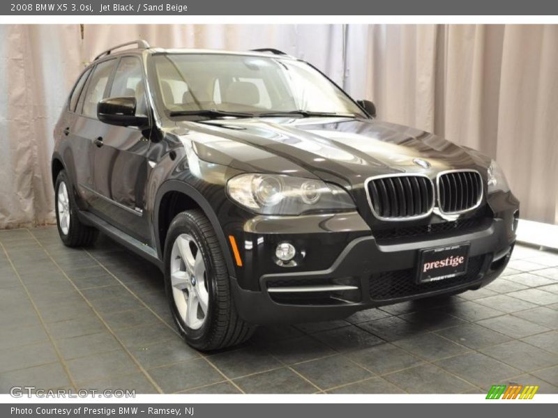 Jet Black / Sand Beige 2008 BMW X5 3.0si
