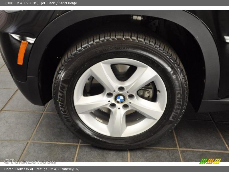 Jet Black / Sand Beige 2008 BMW X5 3.0si
